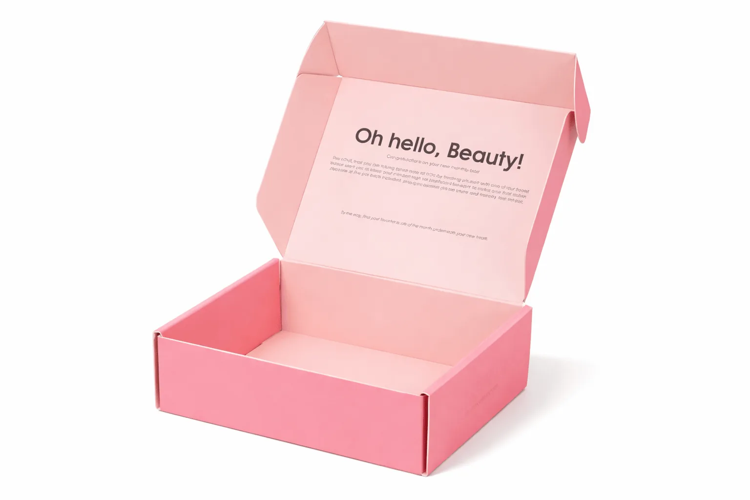Pink Mailer Boxes